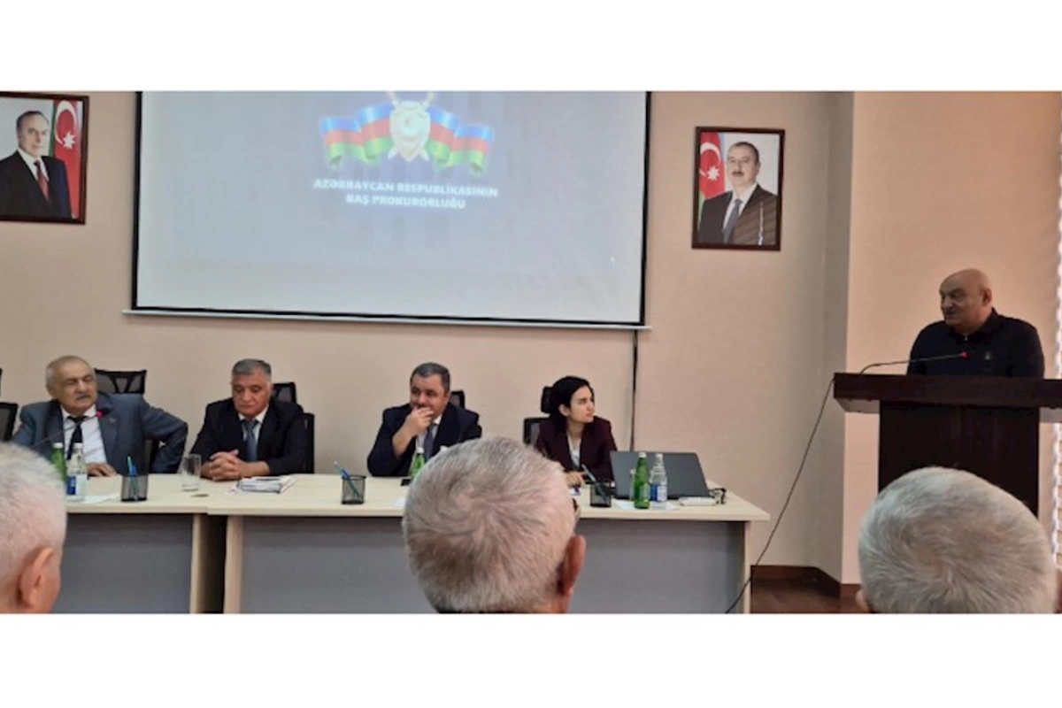 “Şərəfli ömür. Ədalətli prokuror” kitabının təqdimatı olub — FOTOLAR