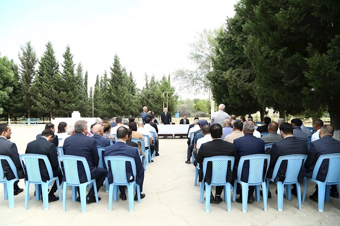 Hacıqabulun Talış kəndində səyyar qəbul-görüş keçirildi — FOTOLAR