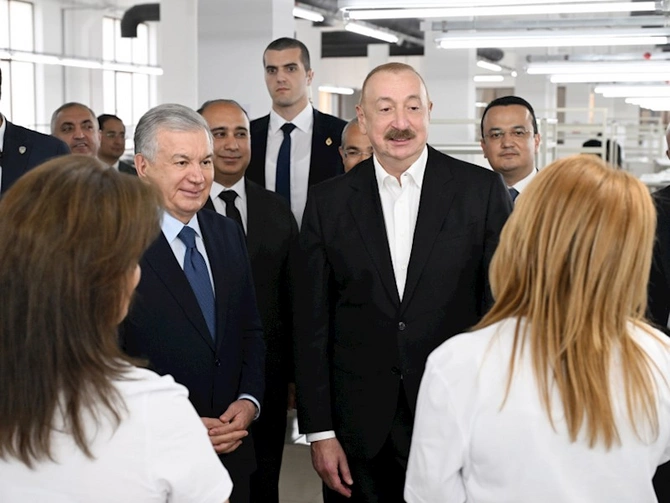 Prezidentləri Xankəndidəki Businesstex JV tikiş fabrikinin fəaliyyəti ilə tanış oldu — FOTOLAR Prezidentləri Xankəndidəki Businesstex JV tikiş fabrikinin fəaliyyəti ilə tanış oldu — FOTOLAR