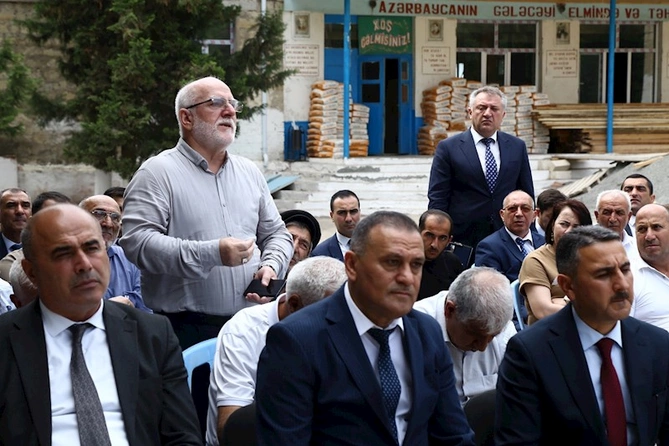 Hacıqabulun Talış kəndində səyyar qəbul-görüş keçirildi — FOTOLAR