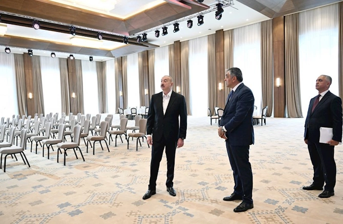Xankəndi Konqres Mərkəzinin açılışı oldu — FOTOLAR