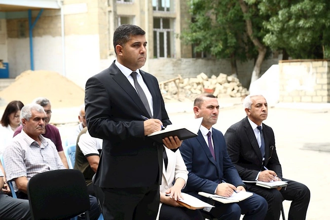 Hacıqabulun Talış kəndində səyyar qəbul-görüş keçirildi — FOTOLAR