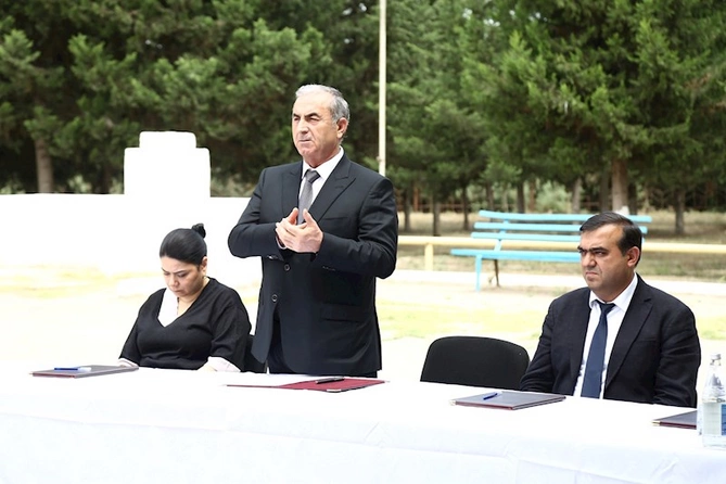 Hacıqabulun Talış kəndində səyyar qəbul-görüş keçirildi — FOTOLAR