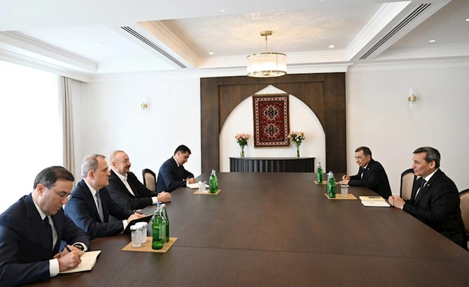 Prezident Xankəndidə qəbul keçirdi — FOTOLAR