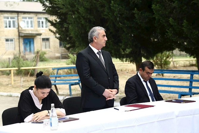 Hacıqabulun Talış kəndində səyyar qəbul-görüş keçirildi — FOTOLAR