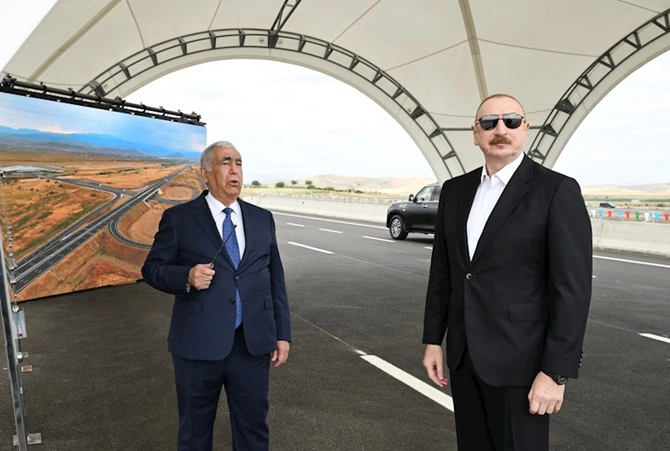 Prezident Əhmədbəyli-Füzuli-Şuşa yolunun açılışında iştirak etdi — FOTOLAR