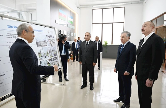 Prezidentləri Xankəndidəki Businesstex JV tikiş fabrikinin fəaliyyəti ilə tanış oldu — FOTOLAR Prezidentləri Xankəndidəki Businesstex JV tikiş fabrikinin fəaliyyəti ilə tanış oldu — FOTOLAR