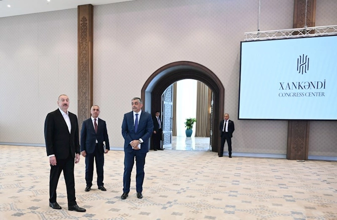 Xankəndi Konqres Mərkəzinin açılışı oldu — FOTOLAR
