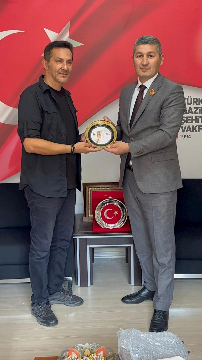Azərbaycanlı qazi jurnalistlər Türkiyə Qazilər Vəqfində — FOTOLAR
