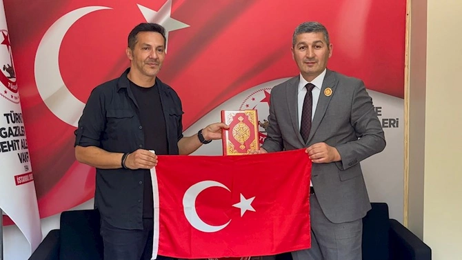 Azərbaycanlı qazi jurnalistlər Türkiyə Qazilər Vəqfində — FOTOLAR