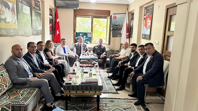 Azərbaycanlı qazi jurnalistlər Türkiyə Qazilər Vəqfində — FOTOLAR