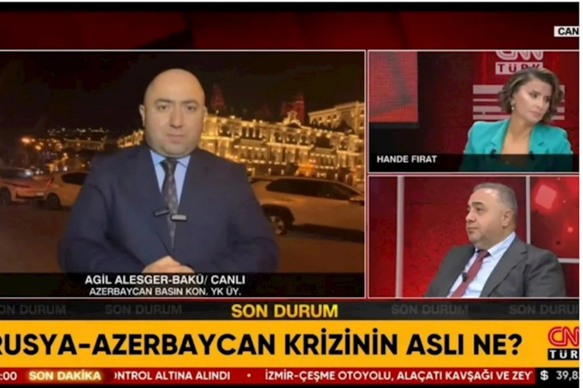 Gərginləşən Rusiya-Azərbaycan münasibətlərinin əsl səbəbi… — Aqil Ələsgər “CNN Türk”də şərh etdi