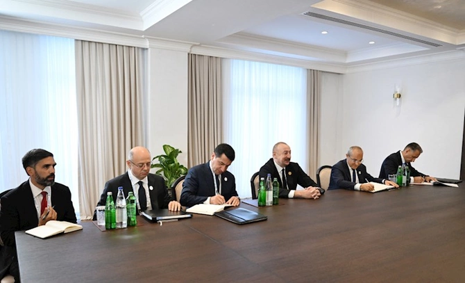 Prezident Xankəndidə qəbul keçirdi — FOTOLAR