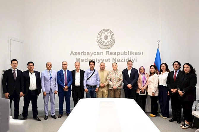 Mədəniyyət Nazirliyində mərakeşli jurnalistlərlə görüş keçirilib — FOTOLAR