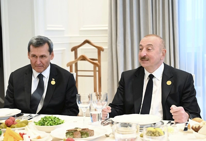 Şuşada rəsmi nahar — FOTO