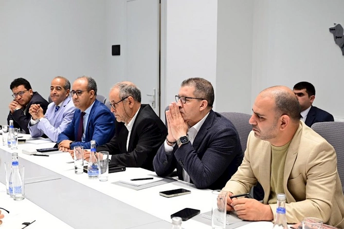 Mədəniyyət Nazirliyində mərakeşli jurnalistlərlə görüş keçirilib — FOTOLAR