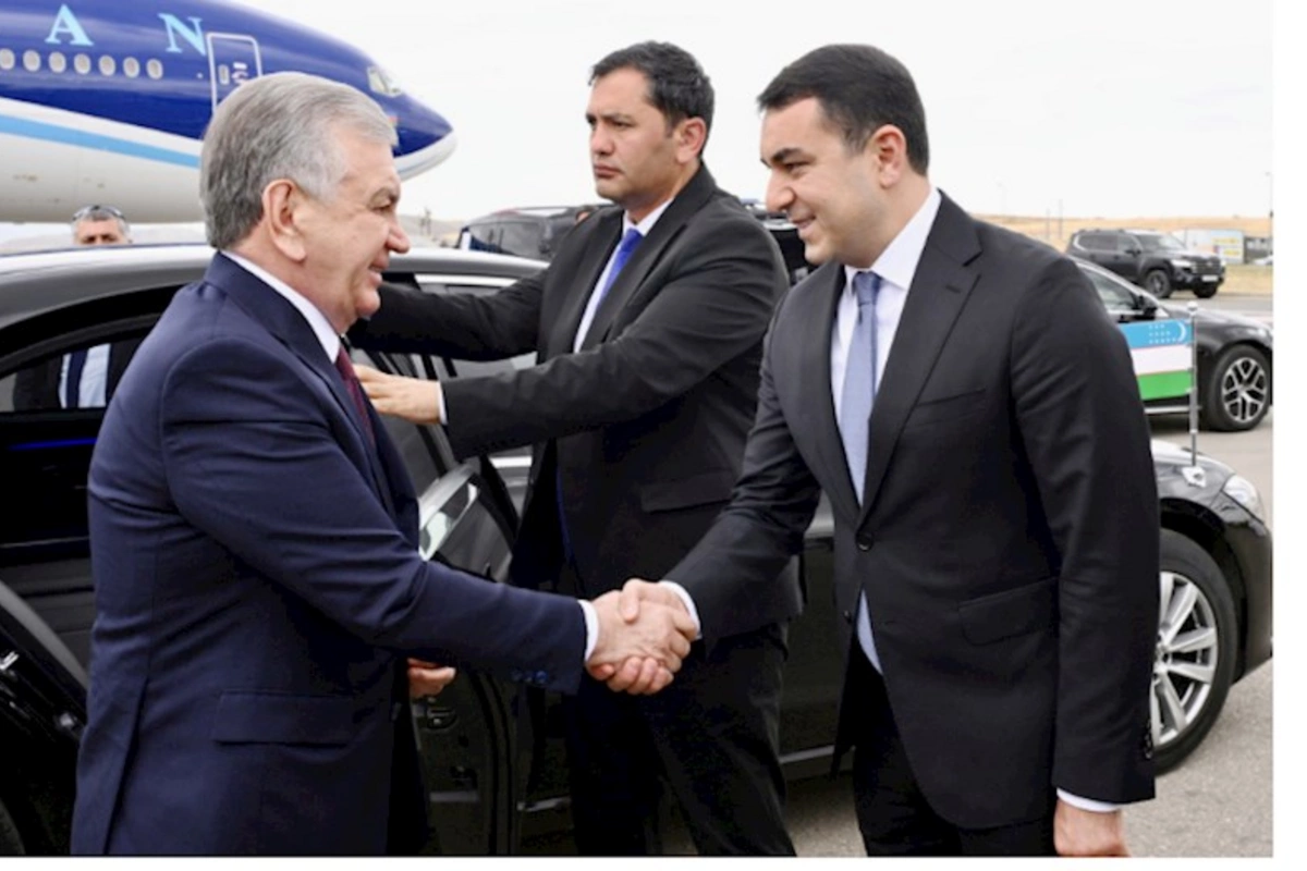 Şavkat Mirziyoyevin Azərbaycana səfəri başa çatdı