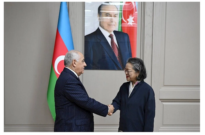 Əli Əsədov UNESCAP-ın icraçı katibi ilə görüşüb — FOTO