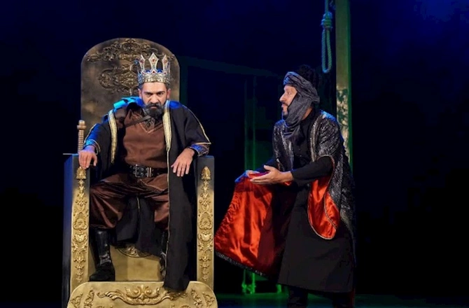 Şəki Dövlət Dram Teatrında “Dar ağacı” tamaşasının ictimai baxışı keçirilib — FOTOLAR