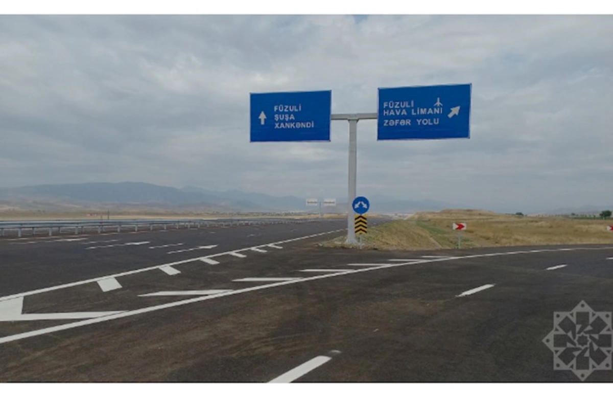Əhmədbəyli-Füzuli-Şuşa yolu bölgədə turizmin inkişafına və iqtisadi fəallığı artırmağa töhfə verəcək — FOTOLAR