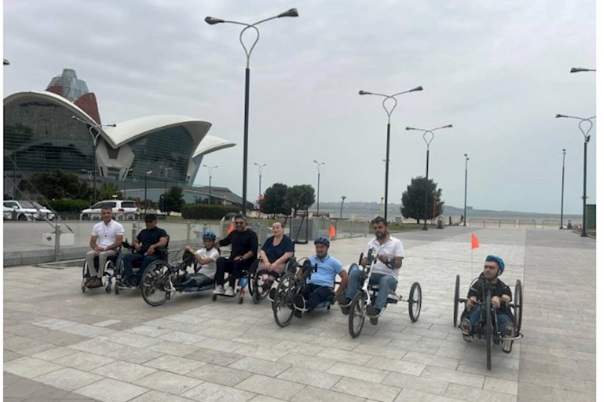 Əlilliyi olan şəxslər üçün ilk dəfə veloreabilitasiya layihəsinə başlanılır — FOTOLAR