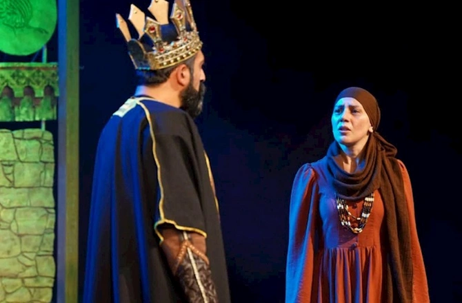 Şəki Dövlət Dram Teatrında “Dar ağacı” tamaşasının ictimai baxışı keçirilib — FOTOLAR