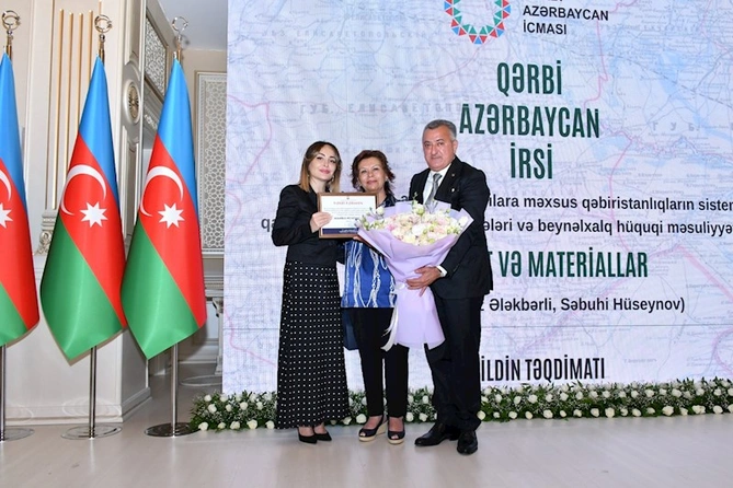 Abşeron rayonunda “Qərbi Azərbaycan İrsi” kitabının təqdimetmə mərasimi keçirilib — FOTOLAR
