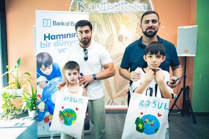 Bank of Baku inklüziv cəmiyyəti dəstəkləyir: autizmli uşaqlarla bir gün — FOTOLAR