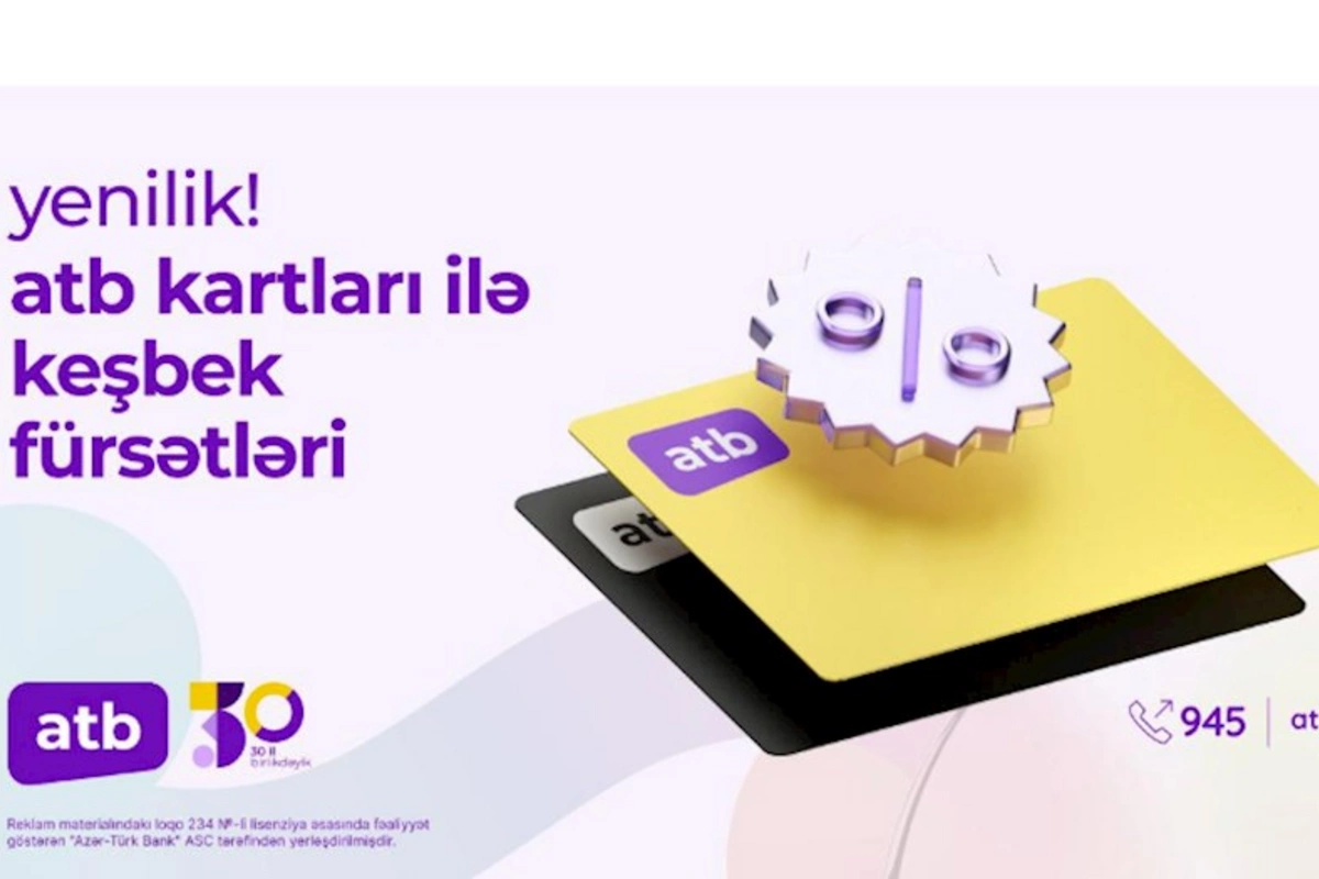 Azər Türk Bankdan müştərilər üçün yeni cashback