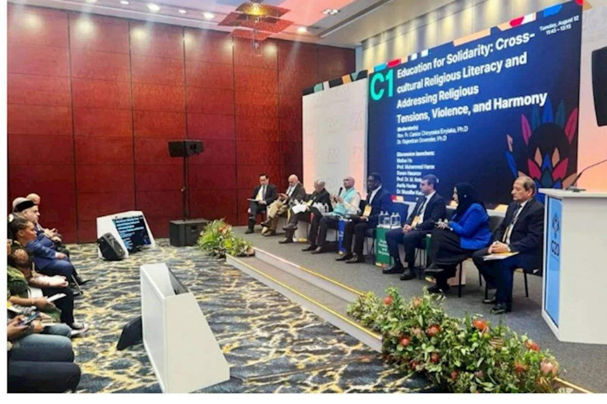 Azərbaycan nümayəndə heyəti G20 Dinlərarası Dialoq Forumunda iştirak edir — FOTOLAR