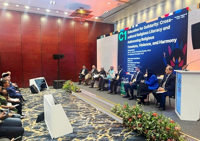 Azərbaycan nümayəndə heyəti G20 Dinlərarası Dialoq Forumunda iştirak edir — FOTOLAR