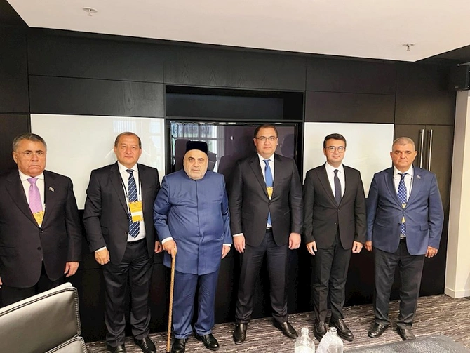 Azərbaycan nümayəndə heyəti G20 Dinlərarası Dialoq Forumunda iştirak edir — FOTOLAR