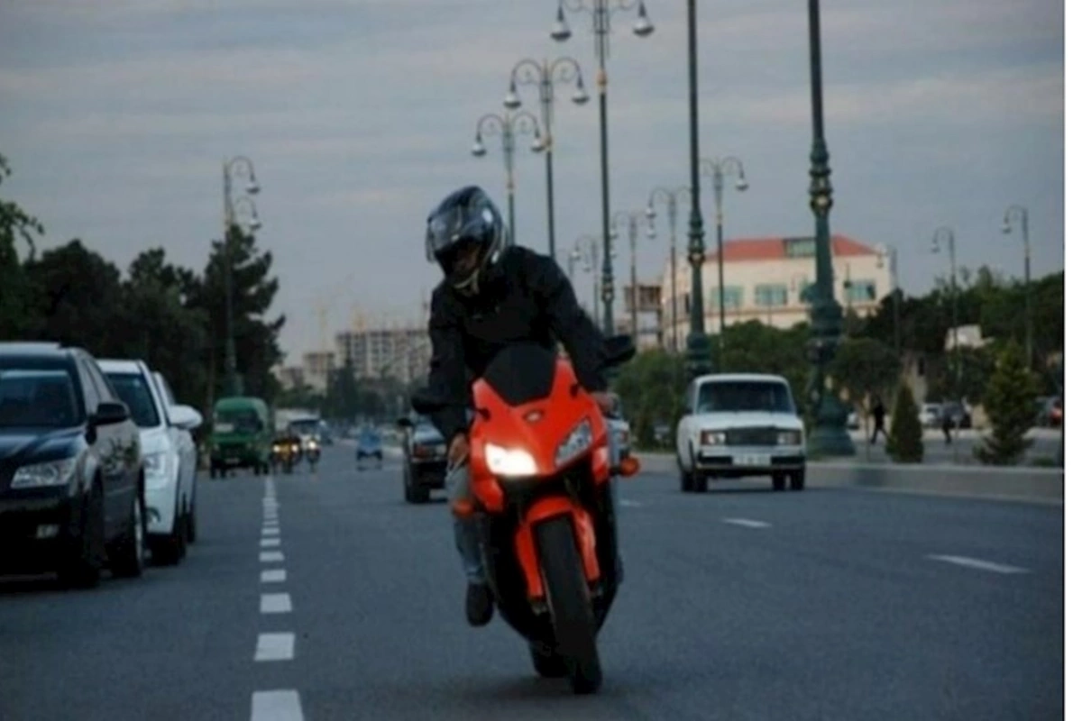 Avtoşluq edən daha bir motosiklet sürücüsü həbs edildi