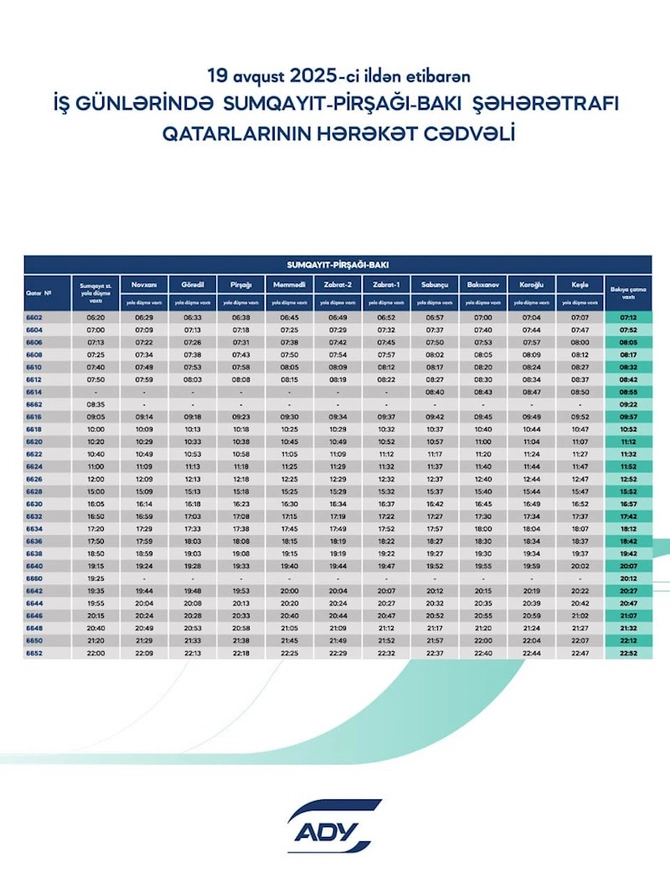Rayonlararası marşrutlar üzrə qatarların qrafiki dəyişdi — FOTOLAR Rayonlararası marşrutlar üzrə qatarların qrafiki dəyişdi — FOTOLAR