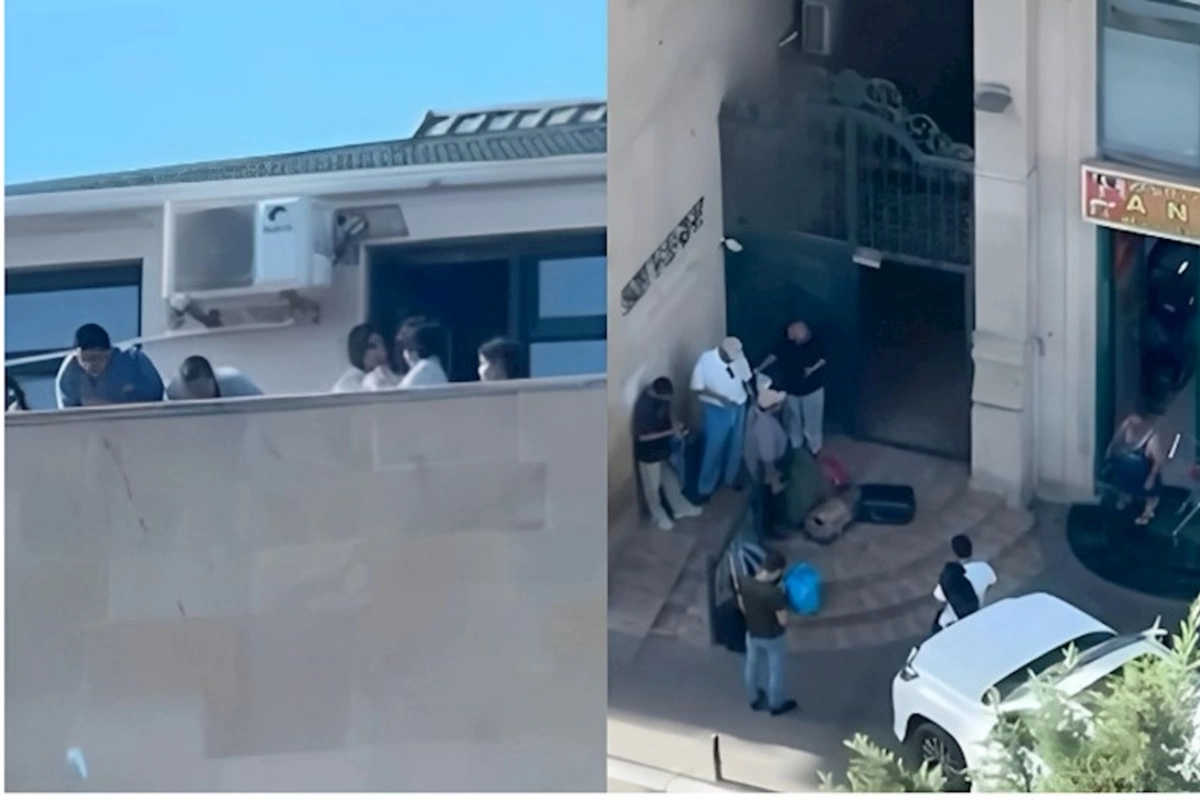 Bakıda ərəb turistlər insanların başına butulka atırlar — İDDİA (VİDEO)