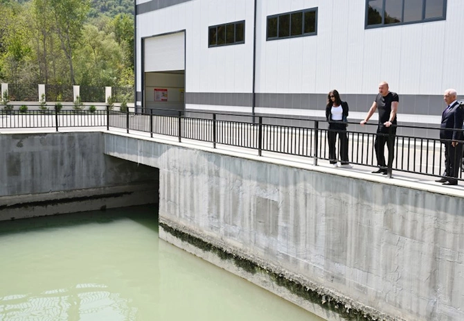 Kəlbəcərdə 3 yeni Su Elektrik Stansiyasının açılışı olub — FOTOLAR