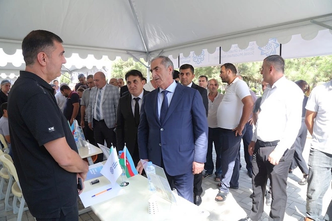 Hacıqabul rayonunda əmək yarmarkası keçirilmişdir — FOTOLAR