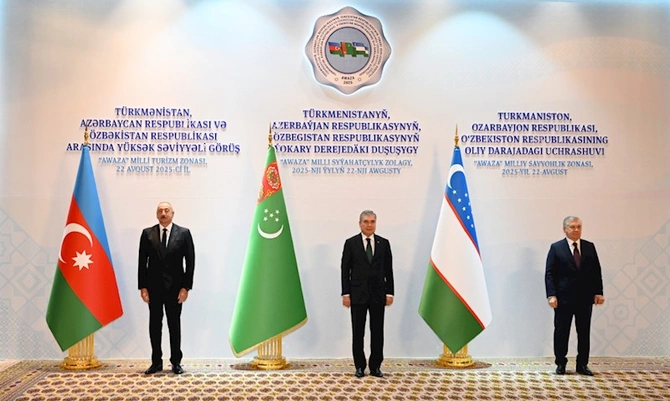 Türkmənistan, Azərbaycan və Özbəkistan arasında yüksəksəviyyəli görüş keçirilib — FOTOLAR (YENİLƏNİB)