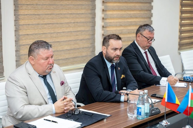 Medianın İnkişafı Agentliyində Rumıniya Respublikasının nümayəndə heyəti ilə görüş keçirilib — FOTOLAR