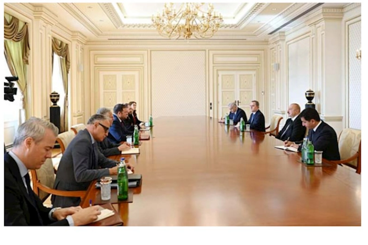 İlham Əliyev Stiven Doutini qəbul etdi — FOTOLAR