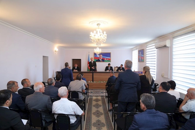 Hacıqabul Rayon İcra Hakimiyyətində növbəti vətəndaş qəbulu keçirildi — FOTOLAR