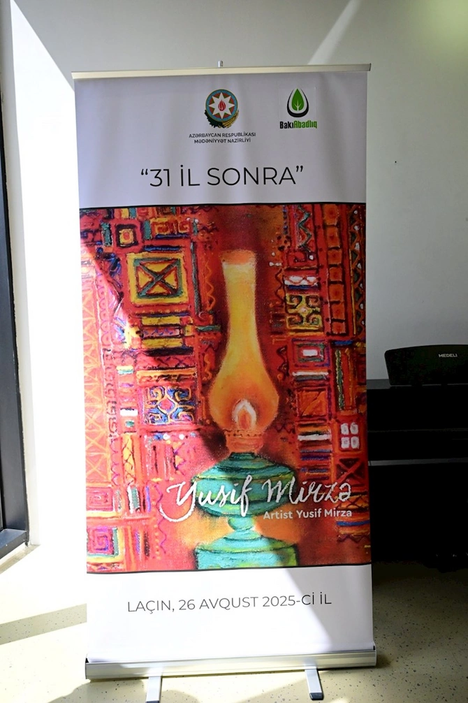 Laçında Yusif Mirzənin 31 il sonra sərgisi açıldı — FOTOLAR
