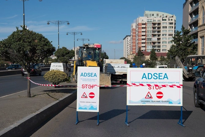 Yasamalda su təchizatı yaxşılaşdırılır — FOTOLAR Yasamalda su təchizatı yaxşılaşdırılır — FOTOLAR