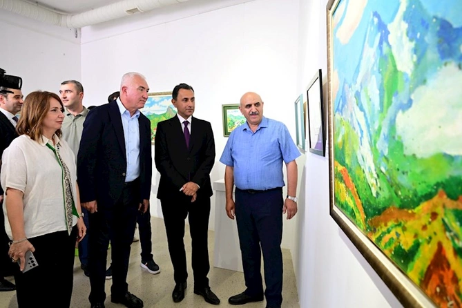 Laçında Yusif Mirzənin 31 il sonra sərgisi açıldı — FOTOLAR