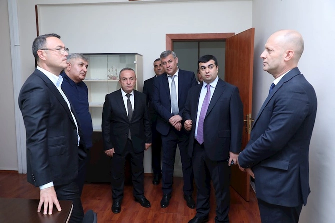 Azəriqaz İB rəhbərliyinin Naxçıvan RQİİ-yə işgüzar səfəri — FOTOLAR
