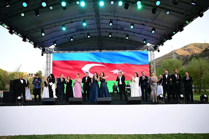 Laçın Şəhəri Günü konsertlə qeyd olundu — FOTOLAR Laçın Şəhəri Günü konsertlə qeyd olundu — FOTOLAR
