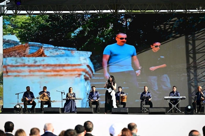 Laçın Şəhəri Günü konsertlə qeyd olundu — FOTOLAR Laçın Şəhəri Günü konsertlə qeyd olundu — FOTOLAR