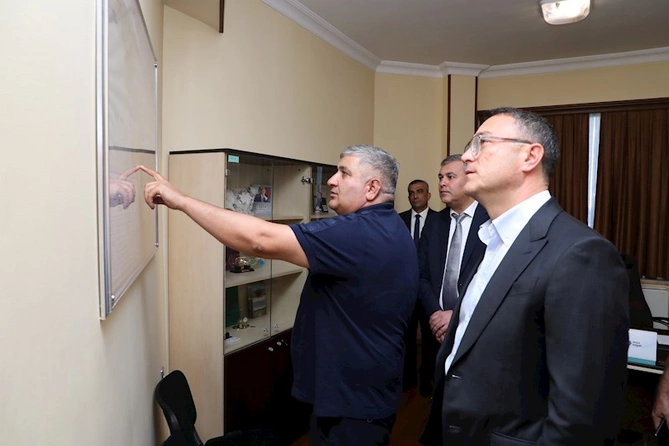 Azəriqaz İB rəhbərliyinin Naxçıvan RQİİ-yə işgüzar səfəri — FOTOLAR