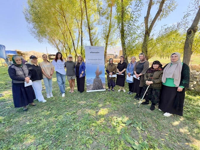 Qrızda kənd turizmi brendinin yaradılmasına dair təlim keçirildi — FOTOLAR