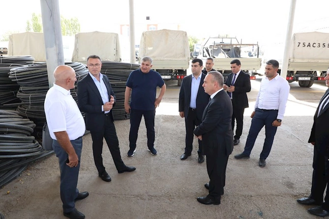 Azəriqaz İB rəhbərliyinin Naxçıvan RQİİ-yə işgüzar səfəri — FOTOLAR